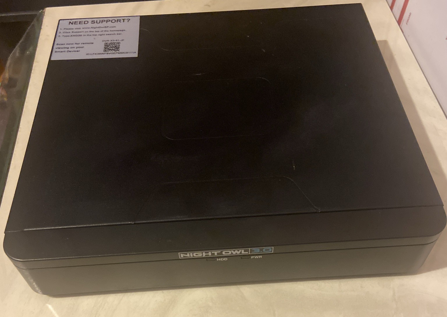 Night Owl DVR-X3-81-JF 8 Channel HD Video Security DVR with 1 TB HDD - UNTESTED