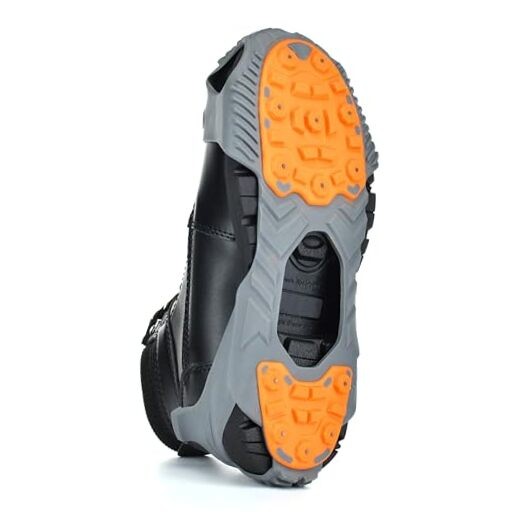 Low-Pro Ice Cleat, Heavy-Duty Industrial Grade Traction Aid for Walking Small