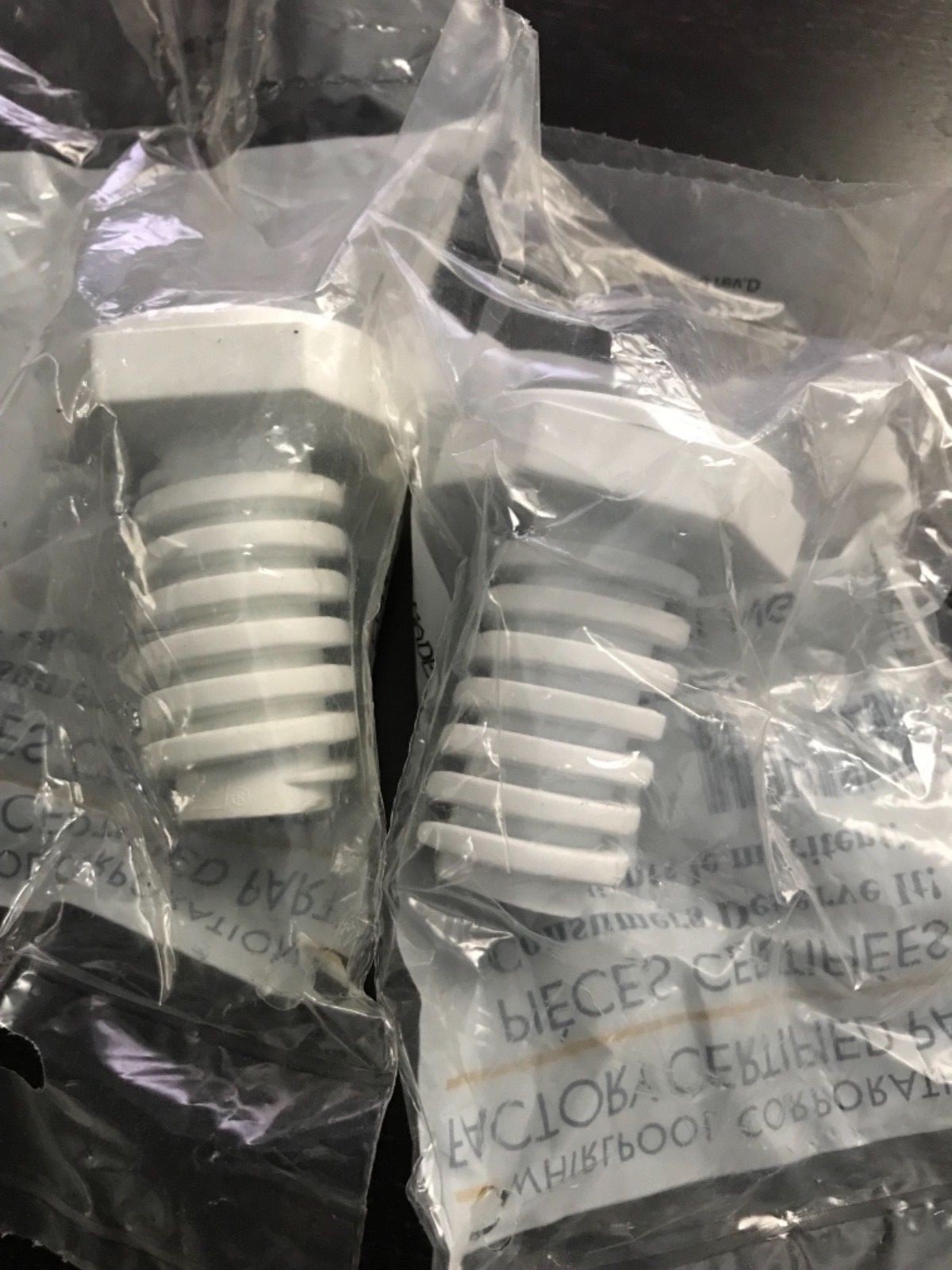 New! Genuine Whirlpool 367594 Leveling Feet WP367594 OEM 2 pcs set
