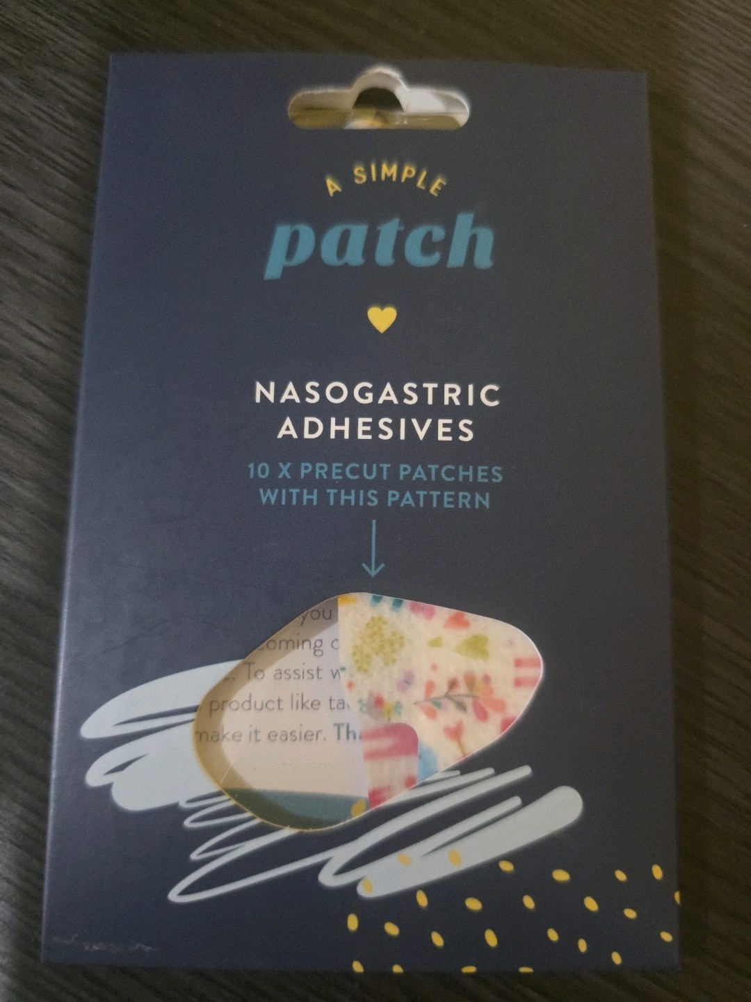 New Nasogastric or Oxygen Tube precut Adhesive Tape 1 Pack of 10 Free Ship