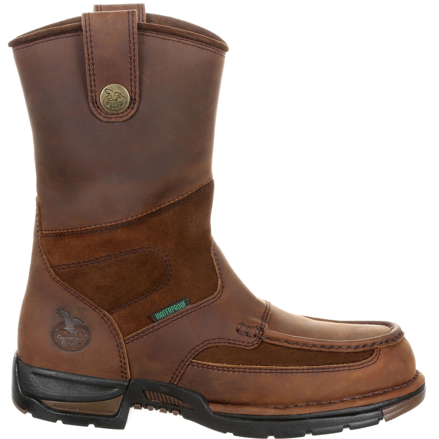 Georgia Athens Waterproof Wellington Work Boot G4403 - Durable Men's Boots