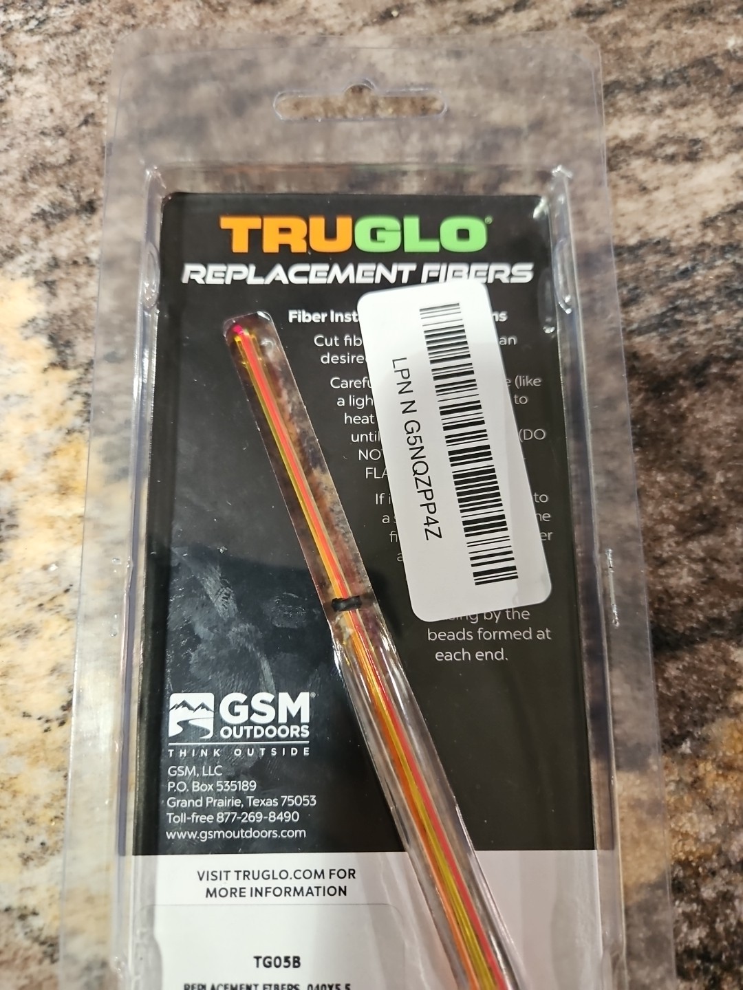 TRUGLO Replacement Fibers TG05B
