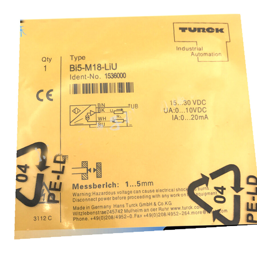 1PC NEW FOR TURCK BI5-M18-LIU Proximity switch sensor replacement