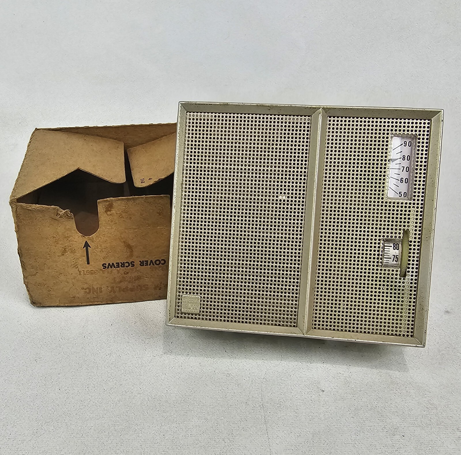 NOS Vintage Barber Colman 2-stage Thermostat, TC-154-0-3