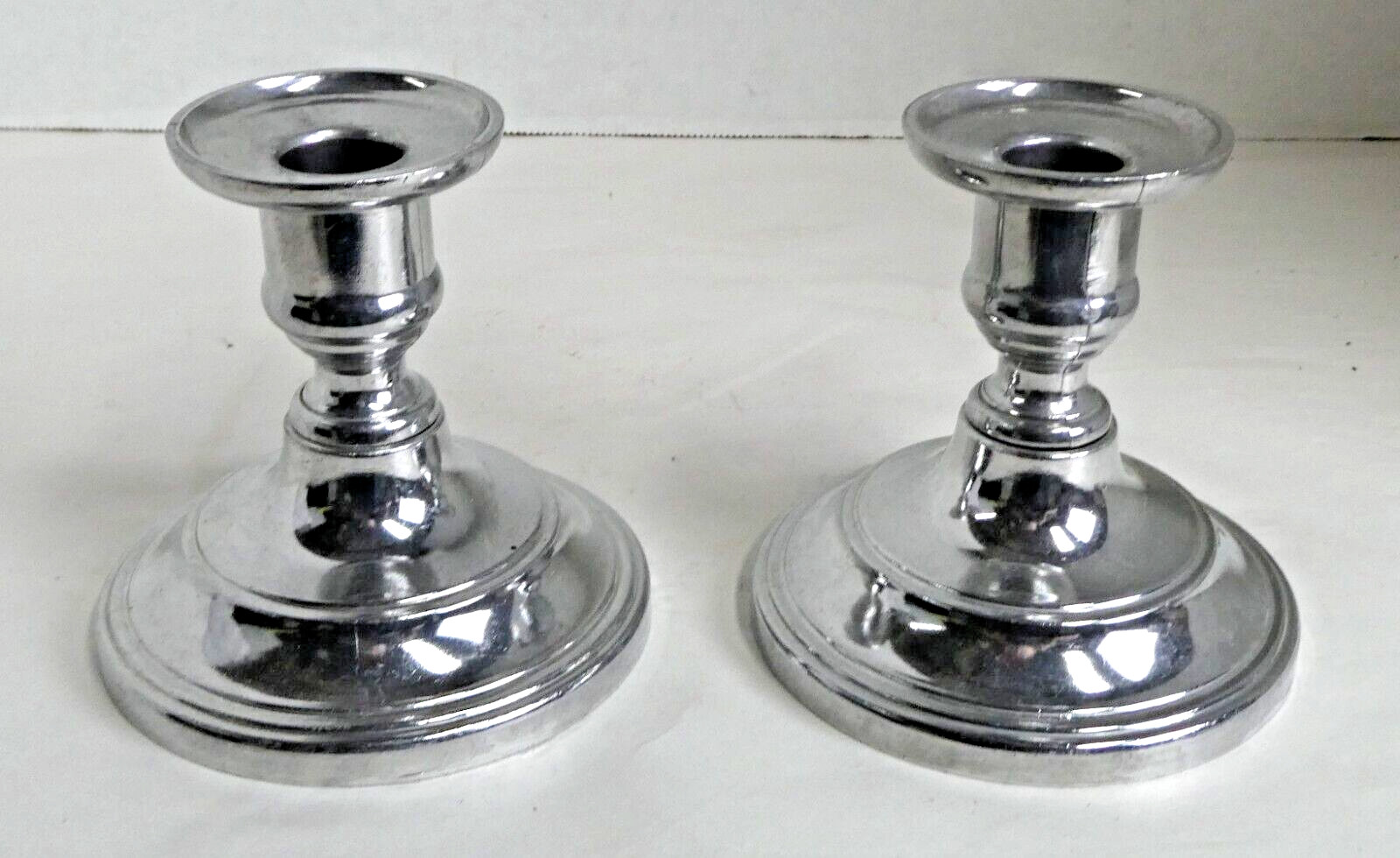 Vintage Eales 1779 Candlesticks Pair Italy