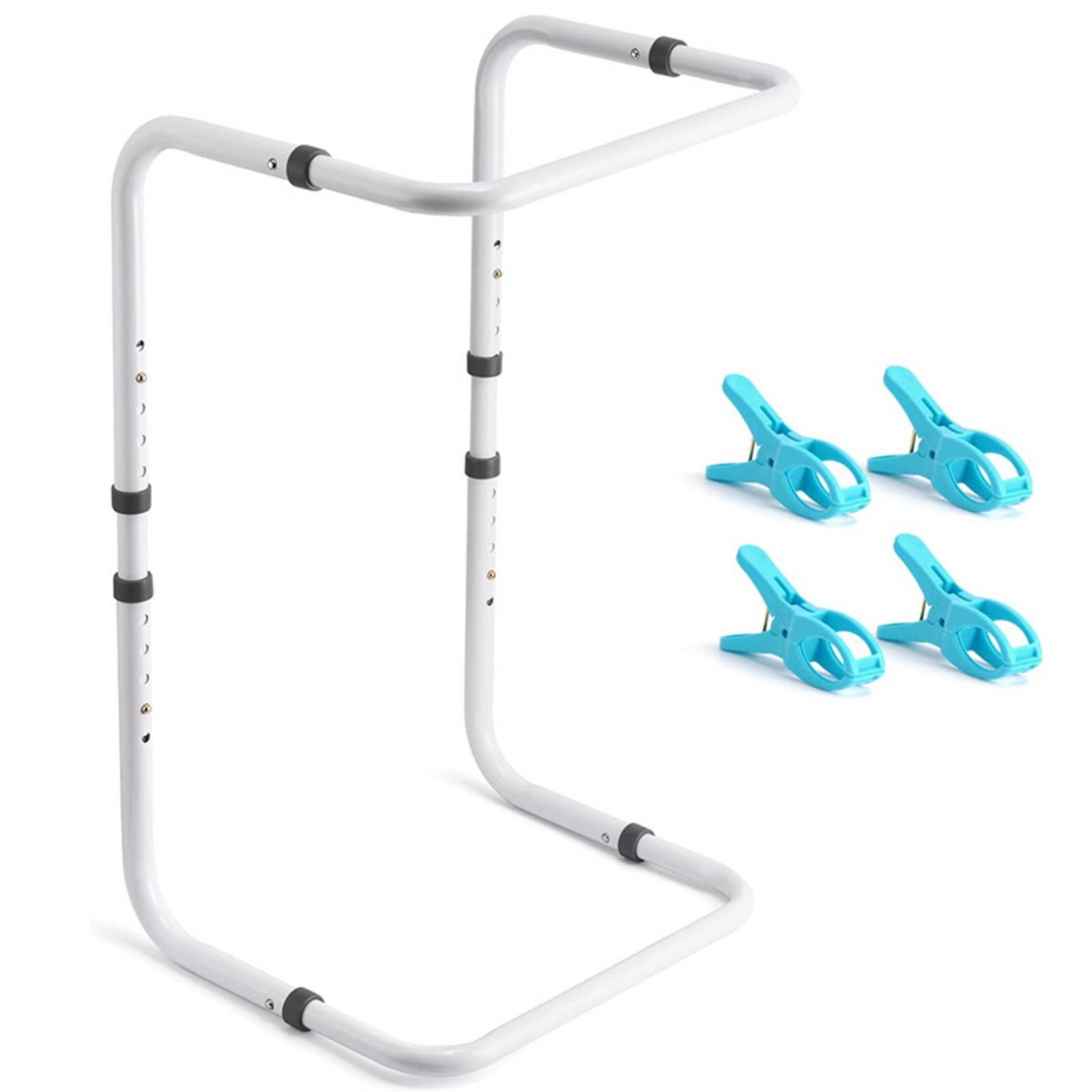 Blanket Lifter with Clips Height-Adjustable Blanket Lifter Sturdy for Guest
