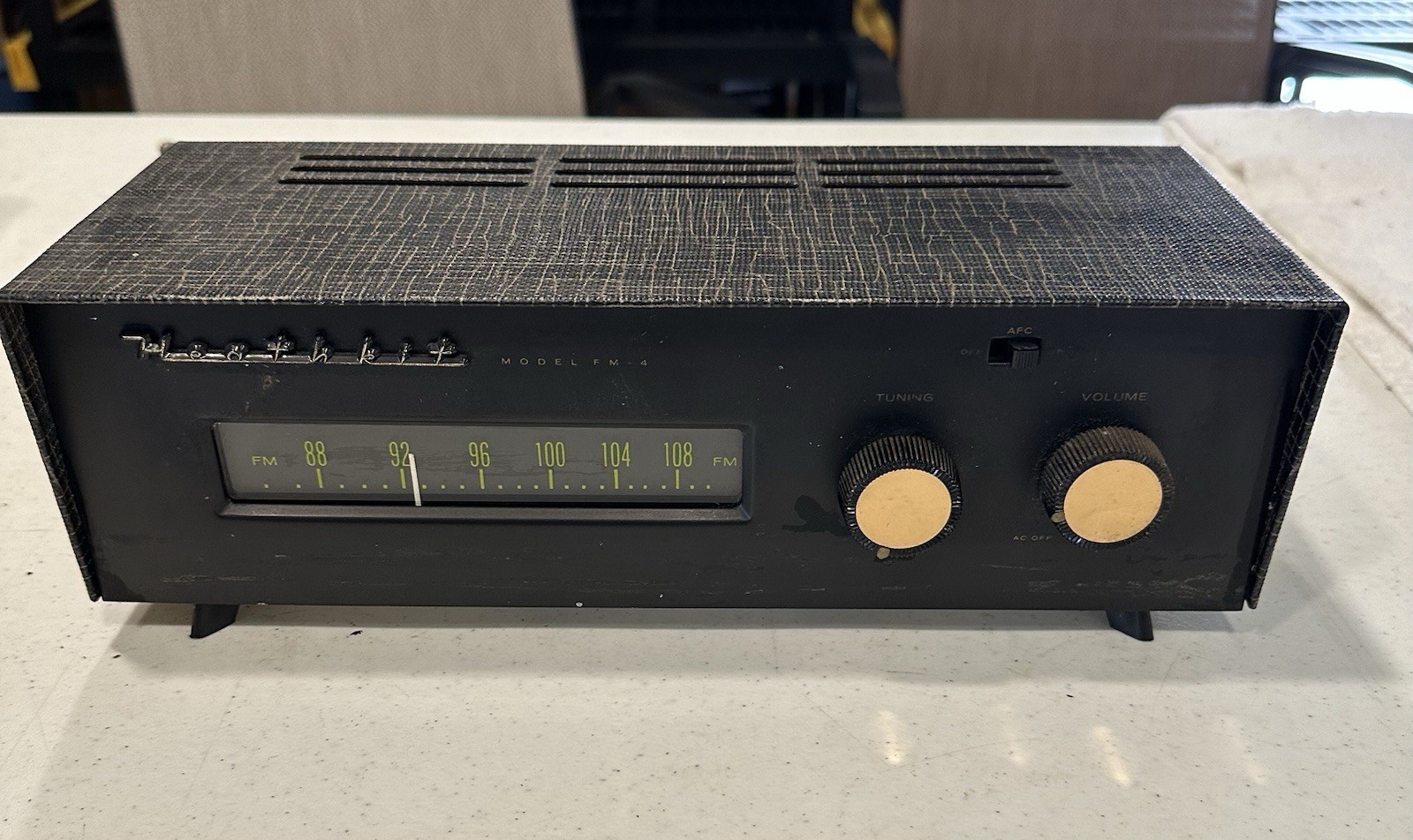 Philco FM-4 Vintage Tube FM Tuner AFC Hi-Fi Component USA