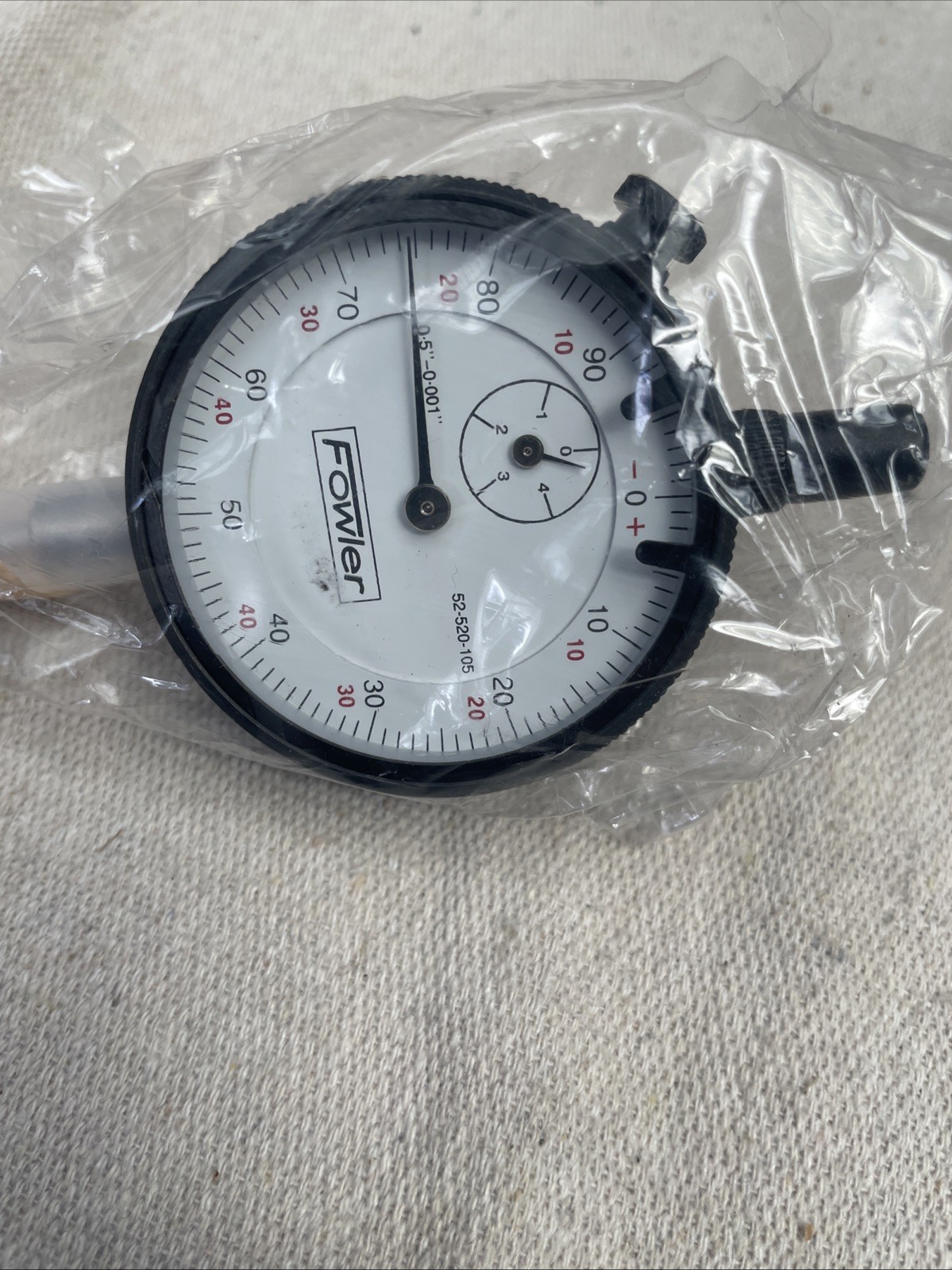 Fowler 52-520-105 Dial Indicator 0.001"