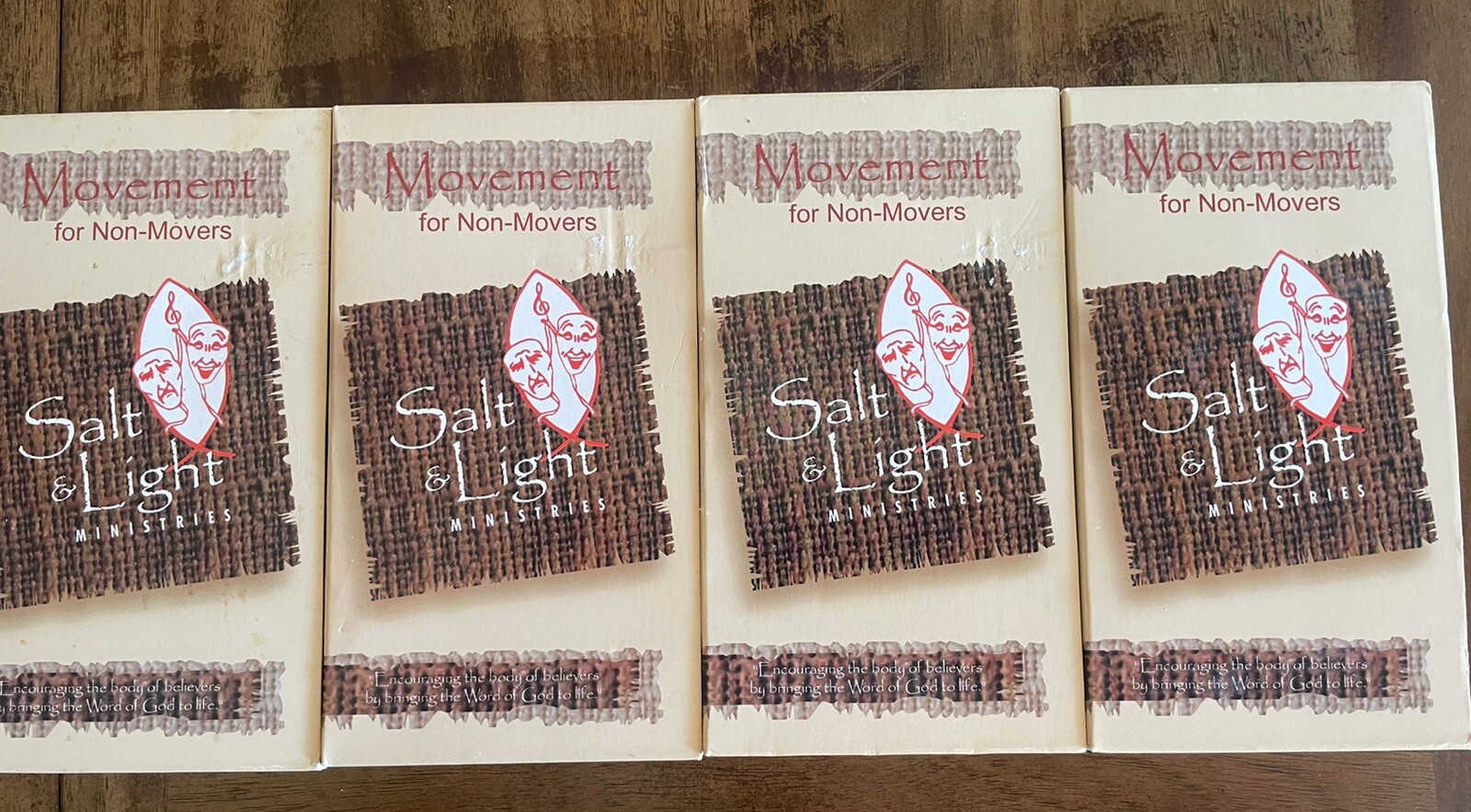 Salt and Light Ministries Movement for Non-Movers VHS Collection Of 4
