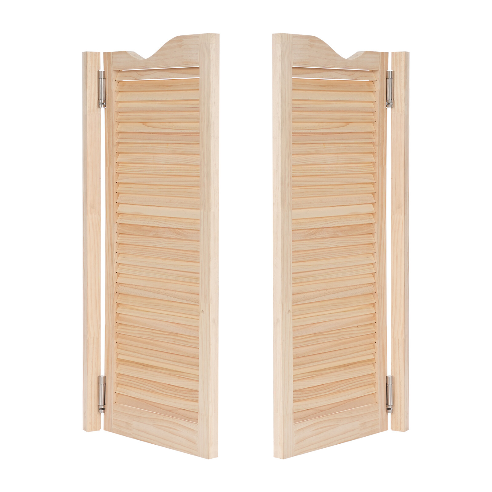 Wall-Mounted Double Half Door Double-hinged Café Door With Hinges 91cm/35.83in