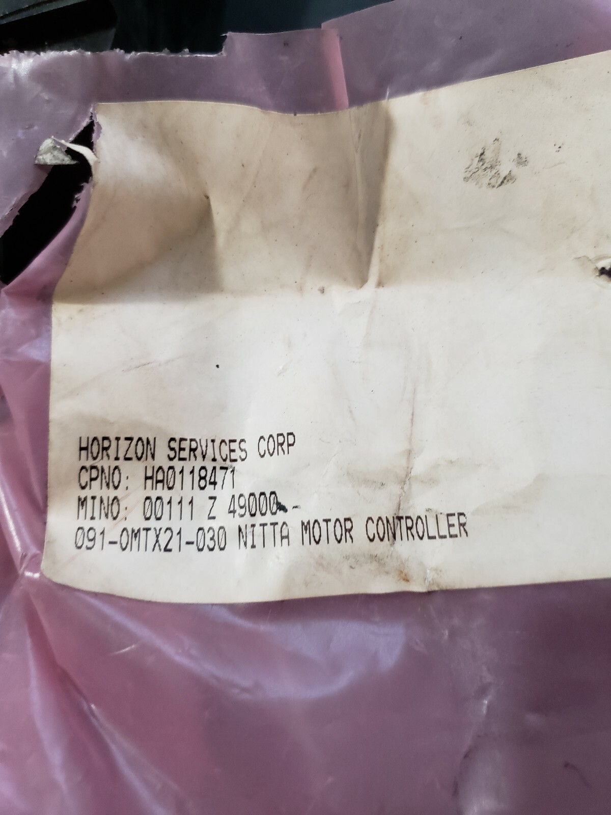 Nitta 0MTX21-030 Servo Motor Controller