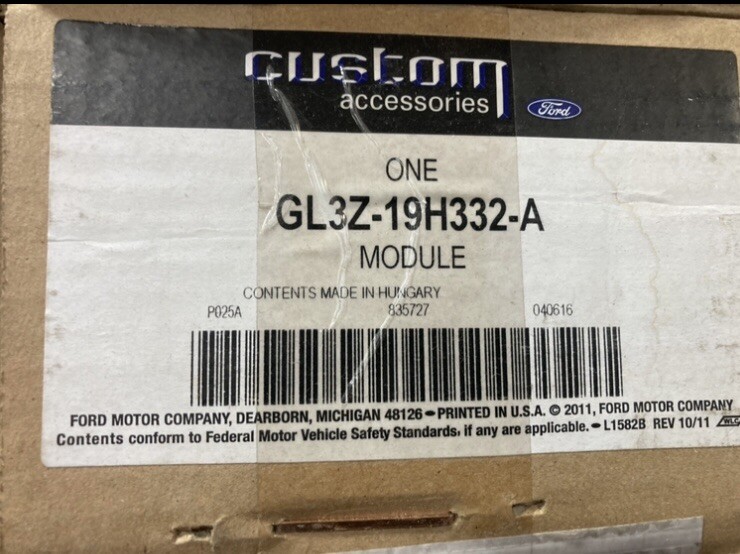 Genuine Ford 2018-2020 F-150 Trailer Brake Control Module GL3Z-19H332-A Open Box