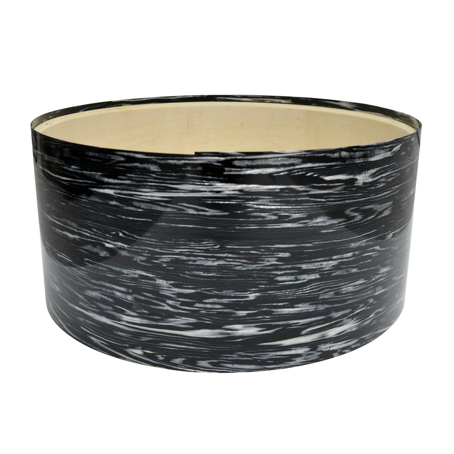 6x55'' Drum Wrap 0.5mm Black White Wood Grain Sheet For 5.5 6'' Snare Drum