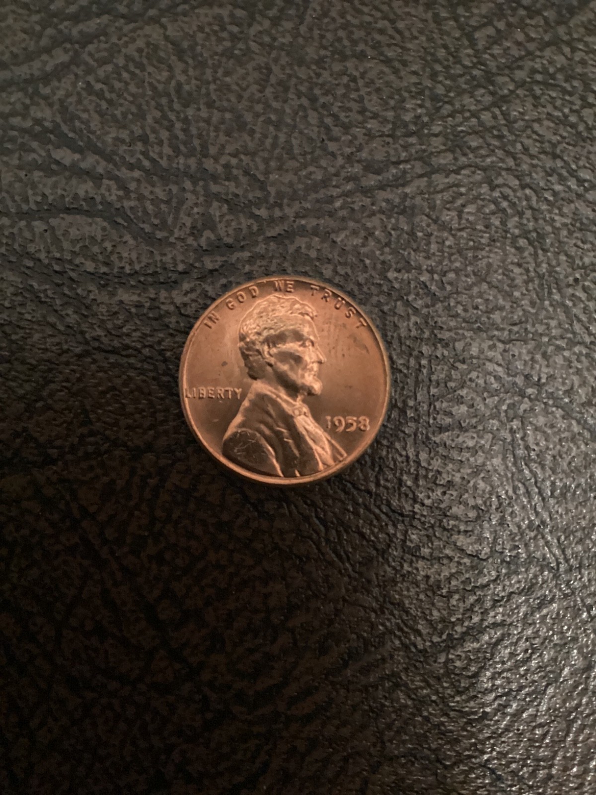 1958 P Lincoln Wheat Cent  BU RD From OBW Free Shipping
