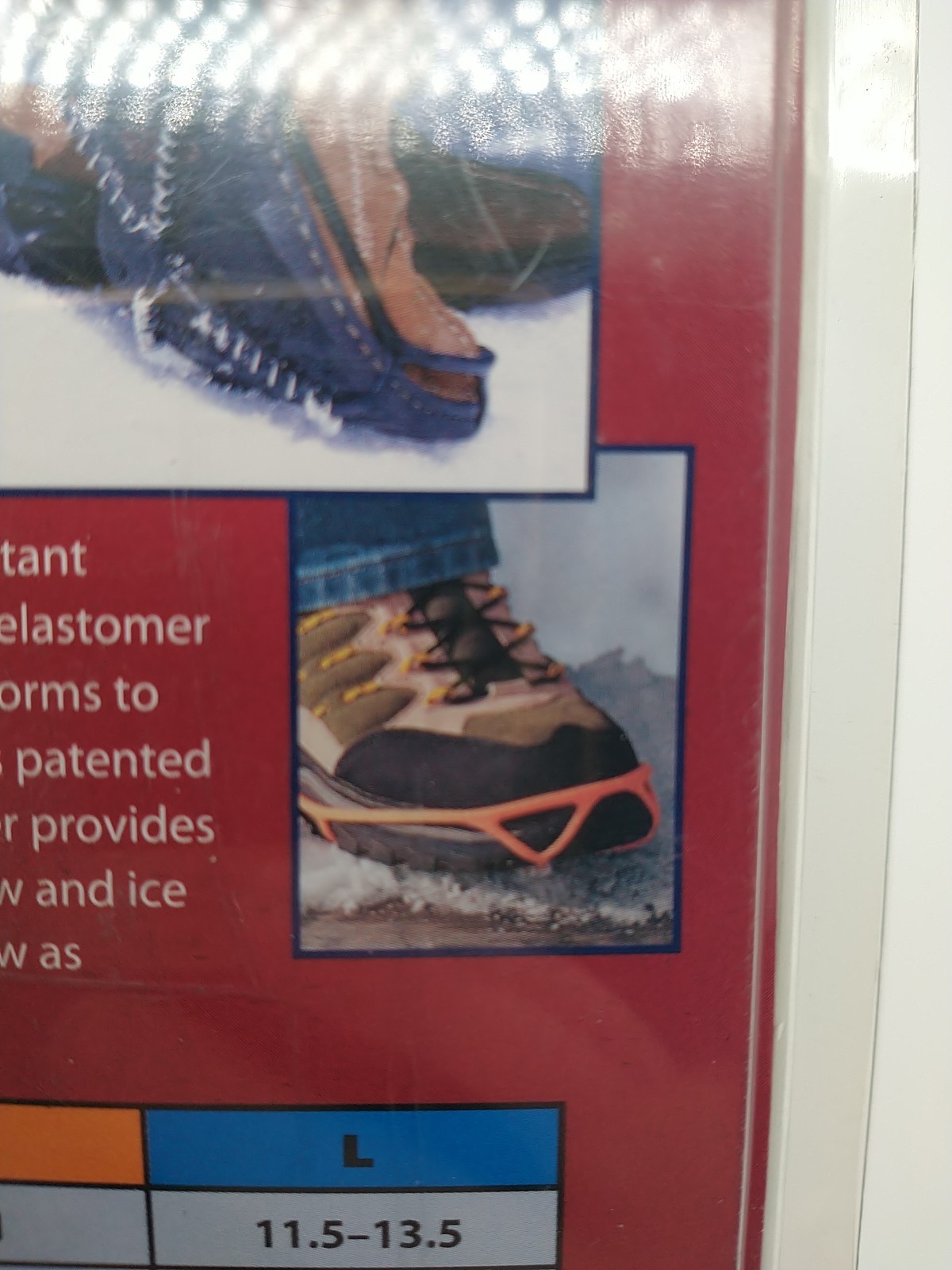 YAKTRAX Walker For Bass Size M Lightweight Spikeless