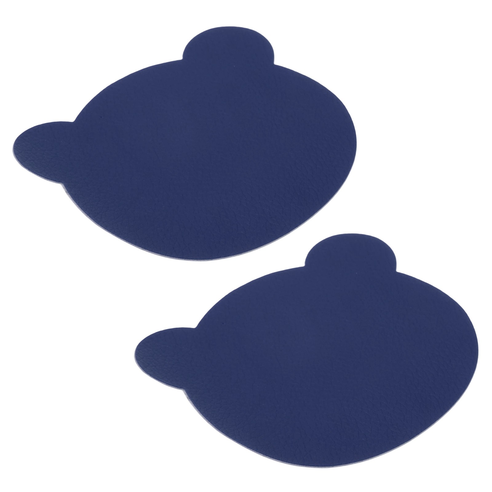Leather Repair Patch, 2 Pcs Self Adhesive Vinyl Patch, 4 x 3.5" Dark Blue