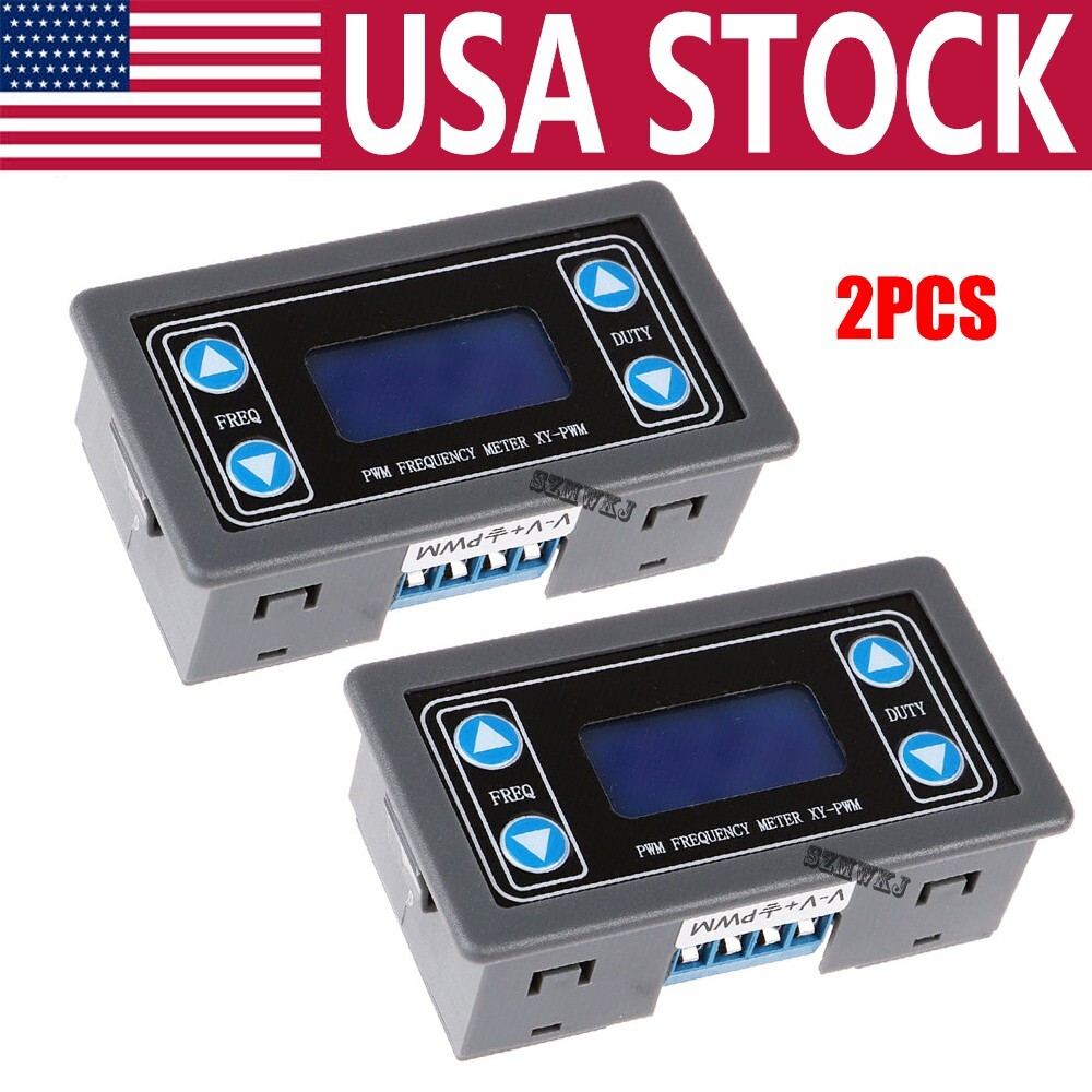 2* 1Hz -150KHz XY-PWM LCD Signal Generator PWM Pulse Frequency Adjustable Module