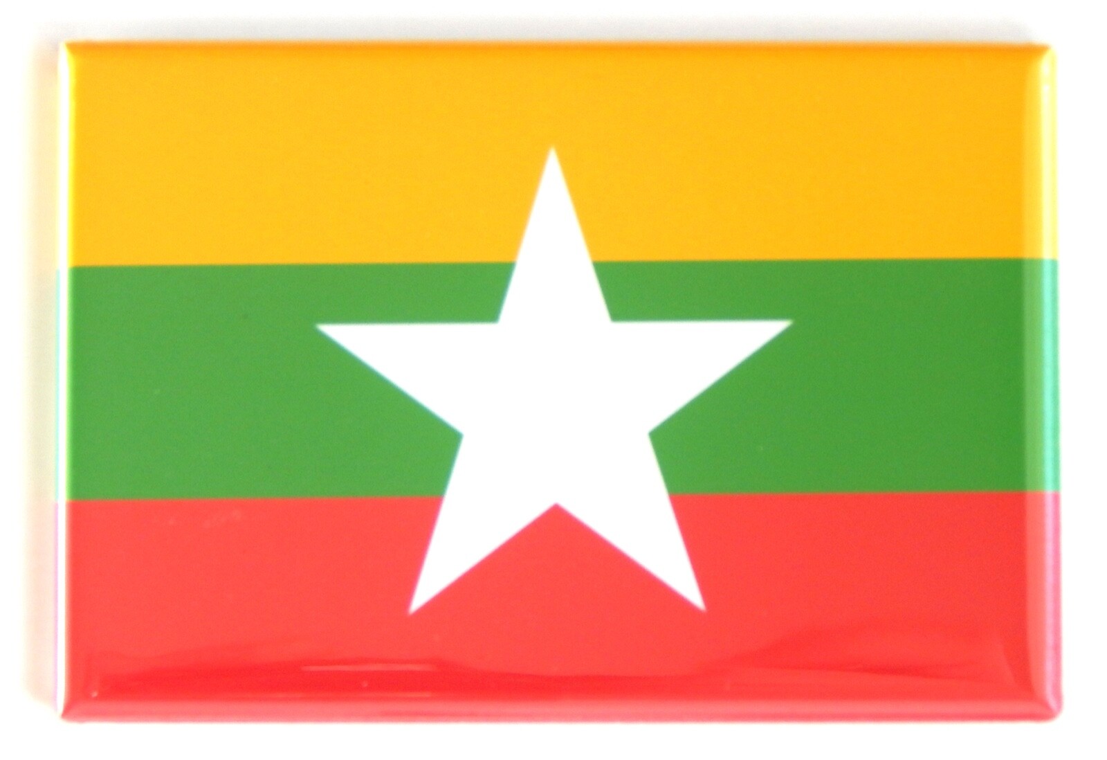 Flag of Burma FRIDGE MAGNET