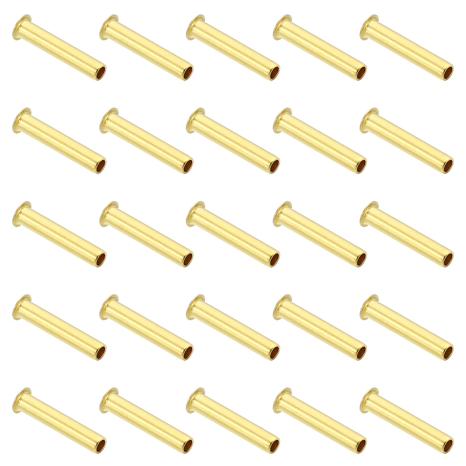 60Pcs Brass Compression Insert Compression Insert Tube Support for 1/8" OD Tube