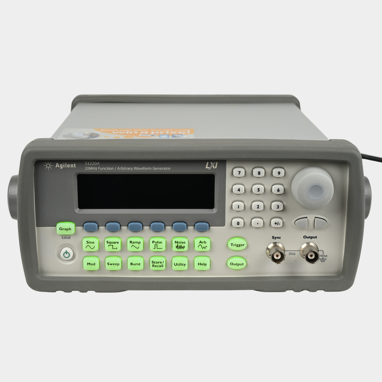 Agilent 33220A 20 MHz Function Arbitrary Waveform Generator Full CAL and TESTED