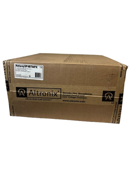 Altronix NETWAYSP4BTWPX, 4-port Outdoor Hardened POE Switch w/P.S. - New Sealed