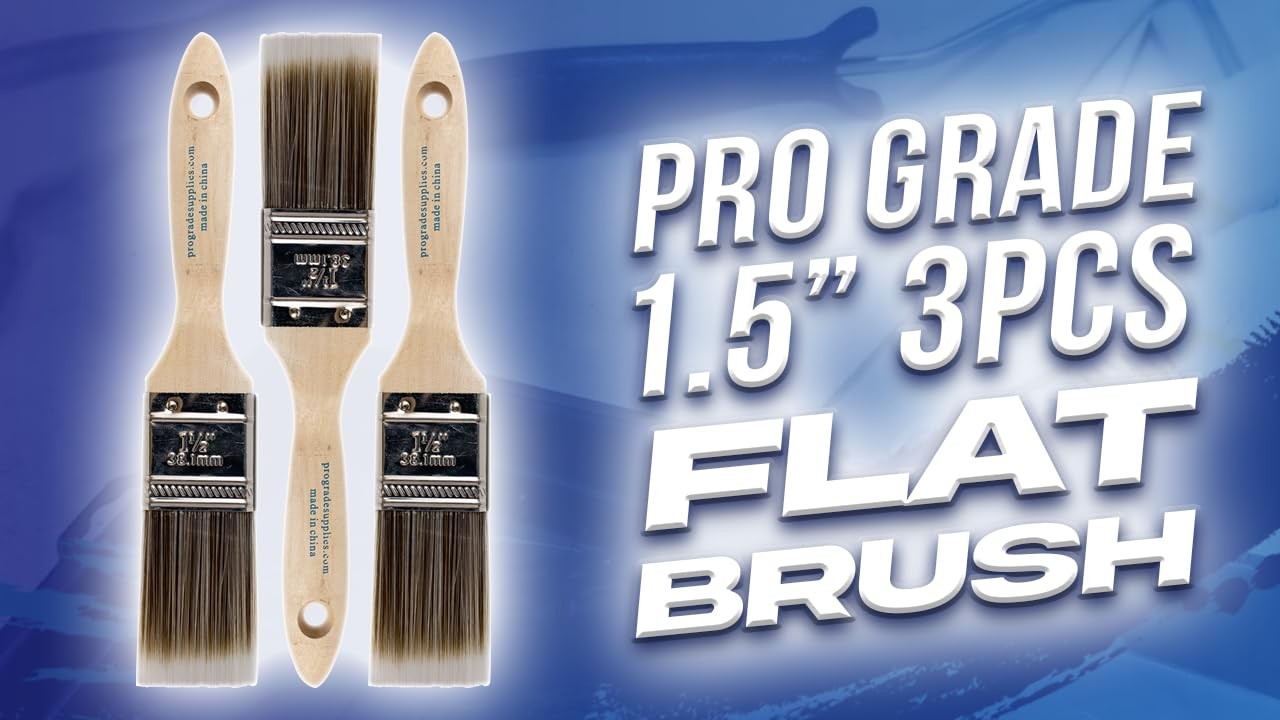 Paint Brushes 3ea 1.5" Brush S