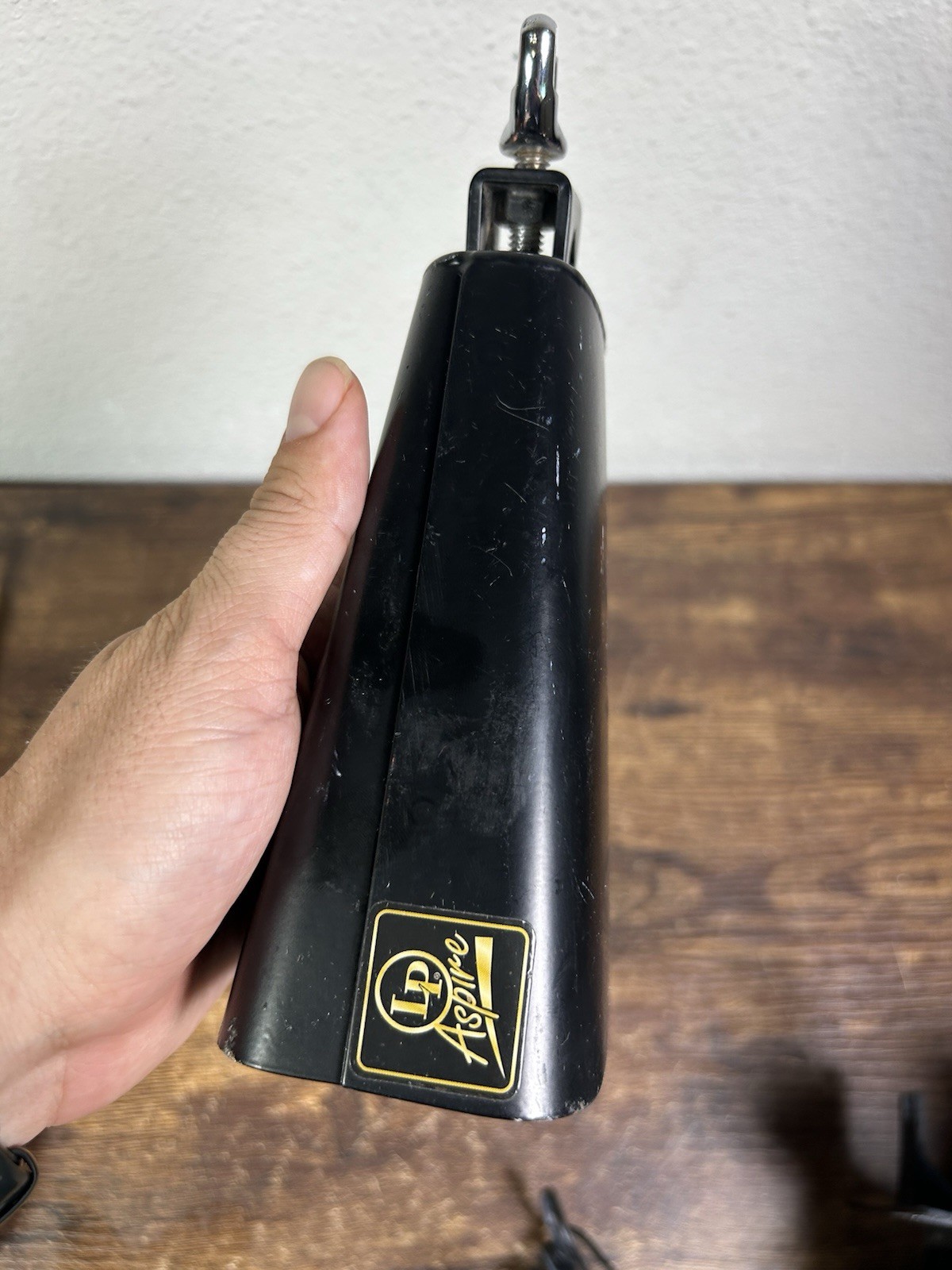 LP Aspire Cowbell Black- Drum Percussion