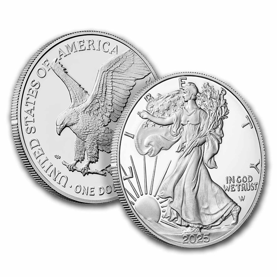 2025-W 1 oz Proof American Silver Eagle (w/Box & COA)