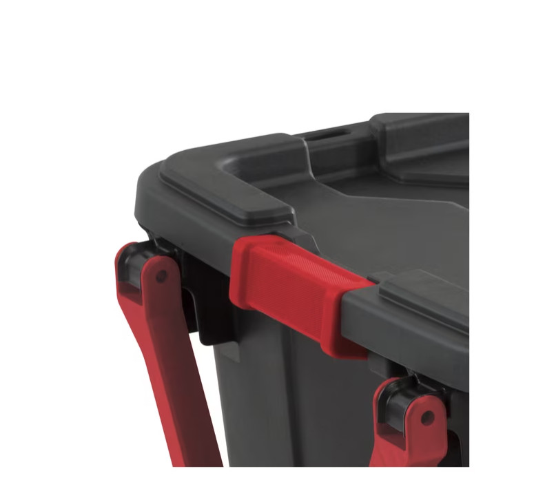Sterilite Extra-Large Wheeled Industrial Storage Bin, 40 Gallon Durable Plastic