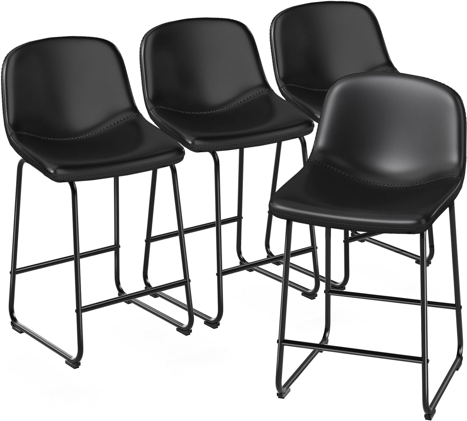 TAVR Counter Height Stools Set of 4, 24 inch Barstools Hold up to 500 lbs |
