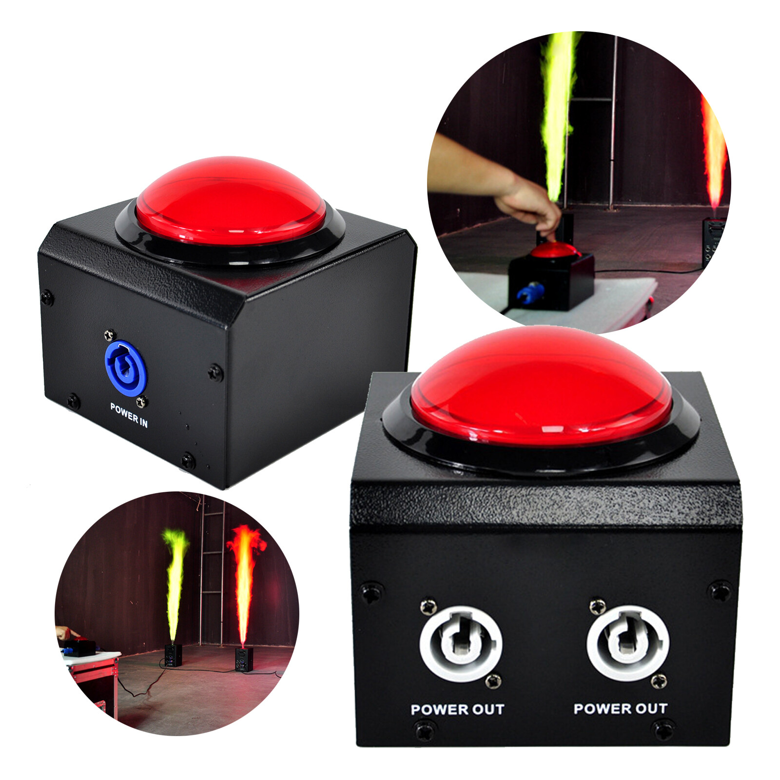 Manual Press Controller Stage Effect Carbon Dioxide Column Fire Flame Thrower US
