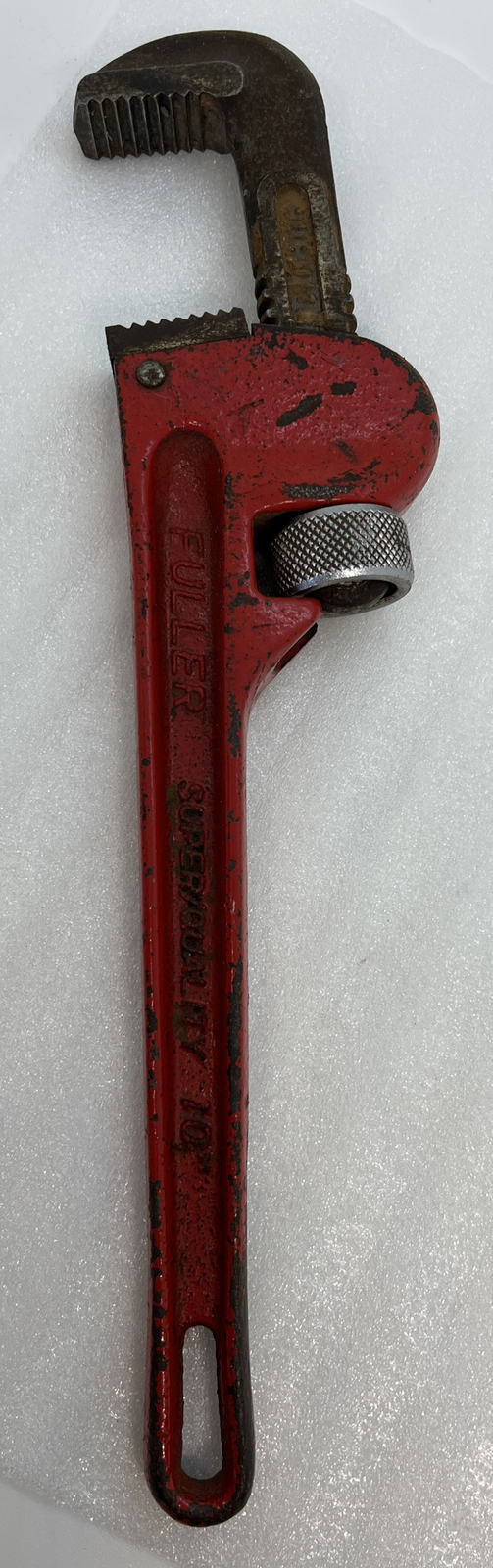 Vintage Fuller 10" Super Quality Red Pipe Wrench - Plumbing Wrench Tool Red
