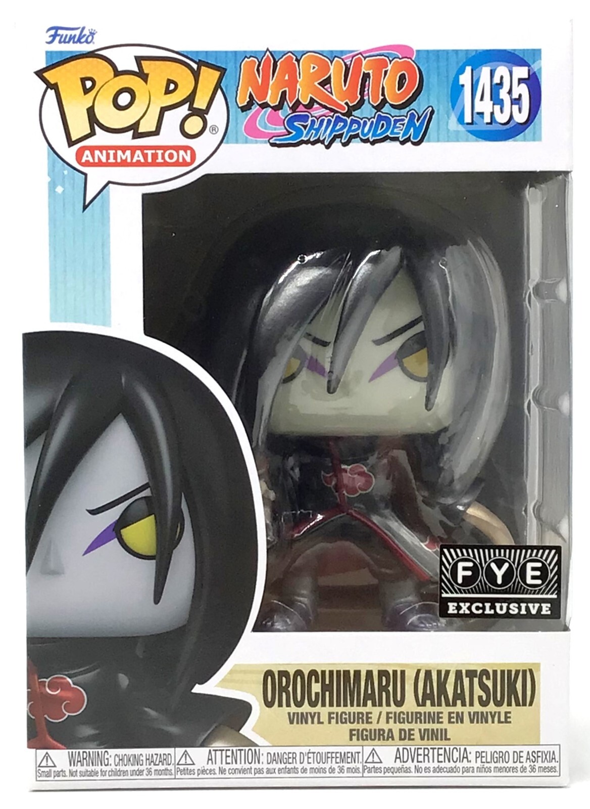 Funko Pop! Naruto Shippuden Orochimaru Akatsuki Metallic #1435 FYE w/Protector