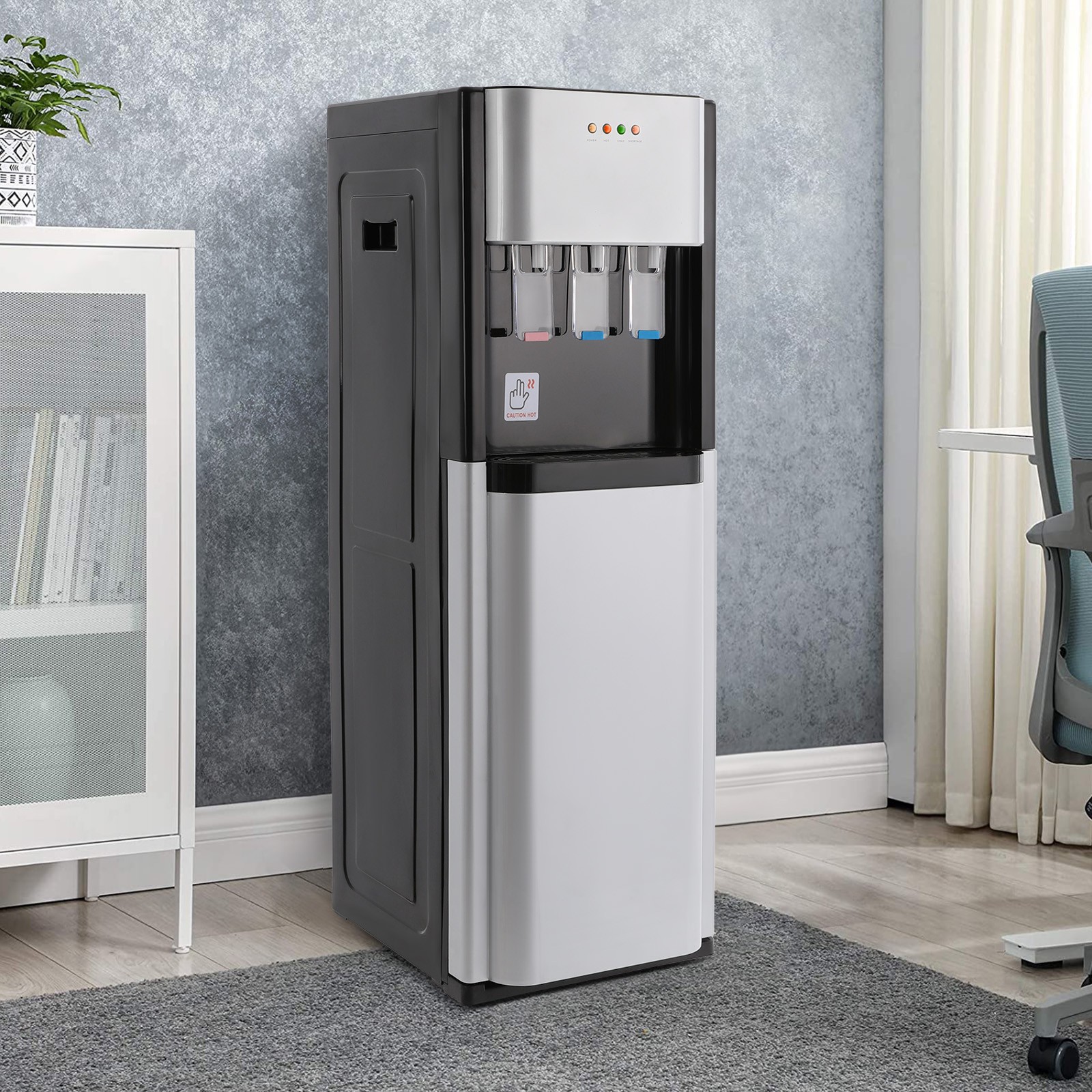 Bottom Loading Water Dispenser 3 Temperatures with Hot, Room & Cold Spouts NEW