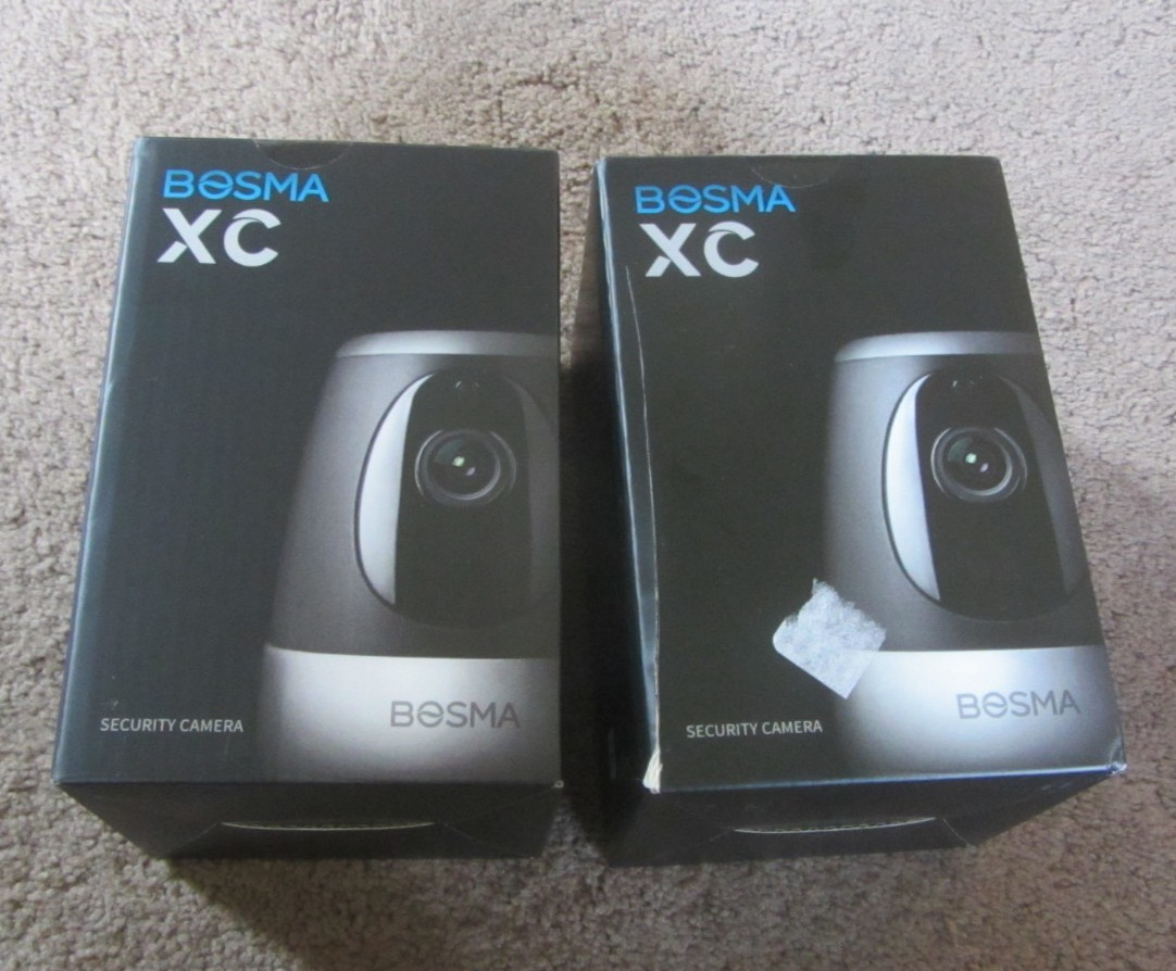 BosmaXC Wifi IP Indoor/Pet Camera Pan 360° & 138° Wide Angle Smart Home Security