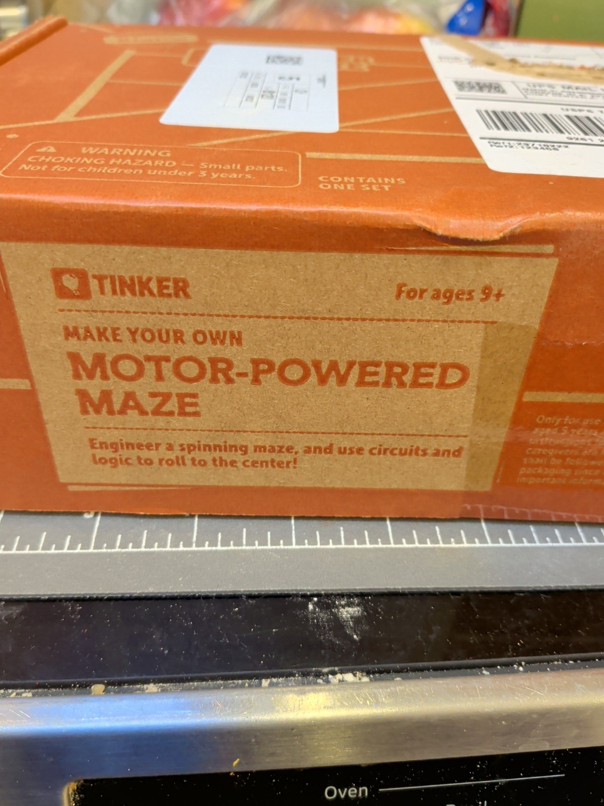 KiwiCo Tinker Crate Make Your Own MOTOR - POWERED MAZE Stem Kit 9-14 CLASSROOM
