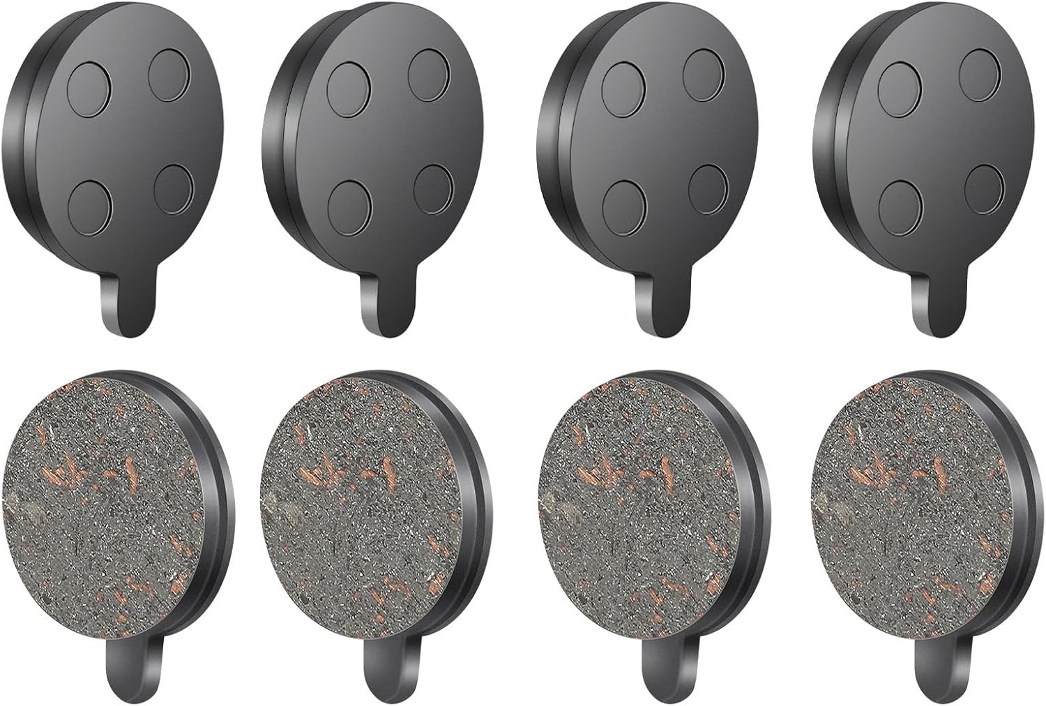 4 Pairs Disc Brake Pads, Brake Pads Brake Disc Rotor, Electric Scooter Brake Pad