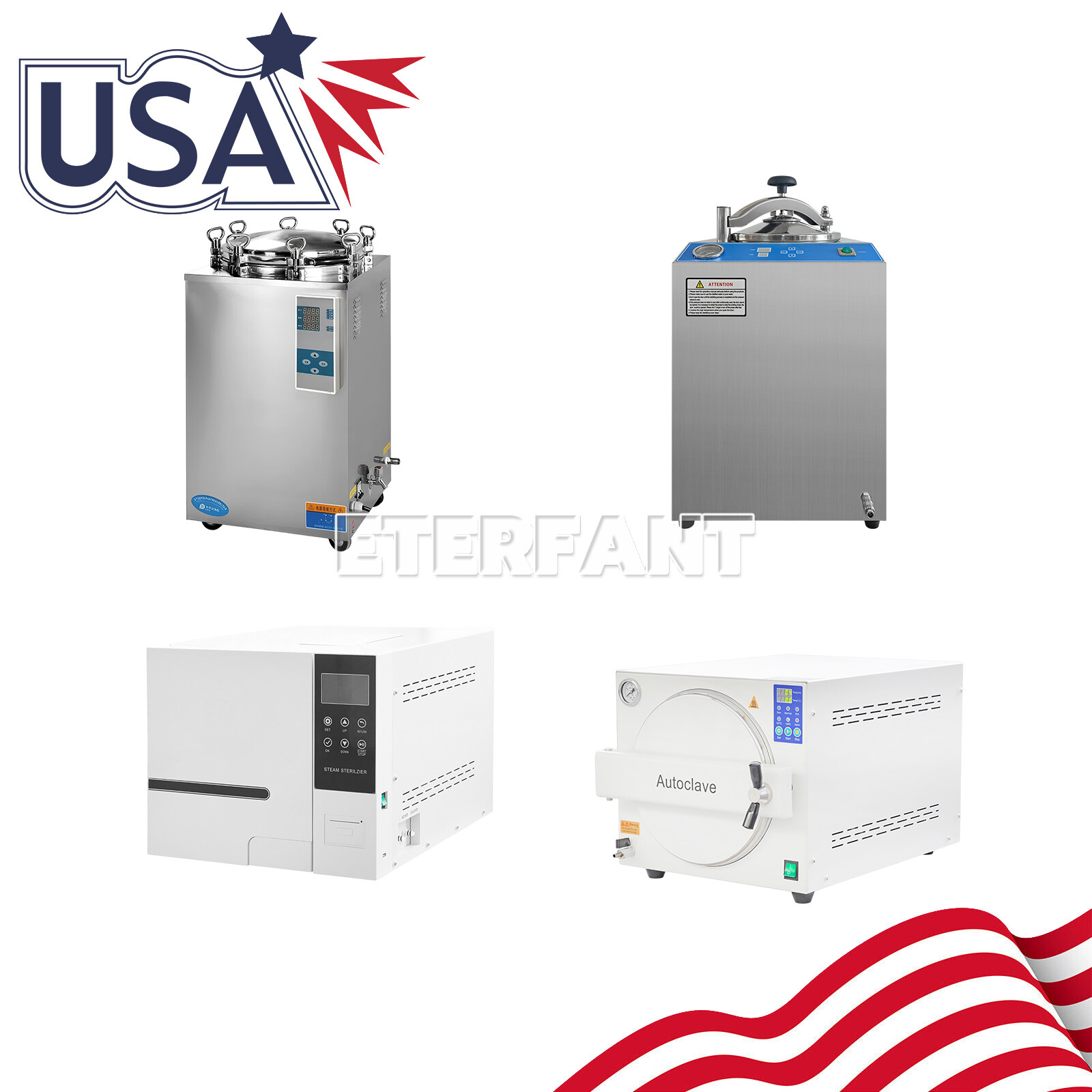 Dental 18/23L Autoclave Steam Sterilizer/28/35L High Pressure Steam Sterilizer