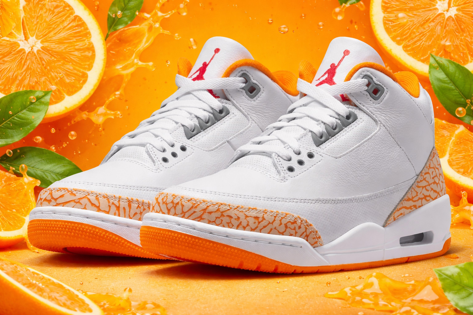Jordan 3 “Orange Citrus” 2026 Men's Size US
