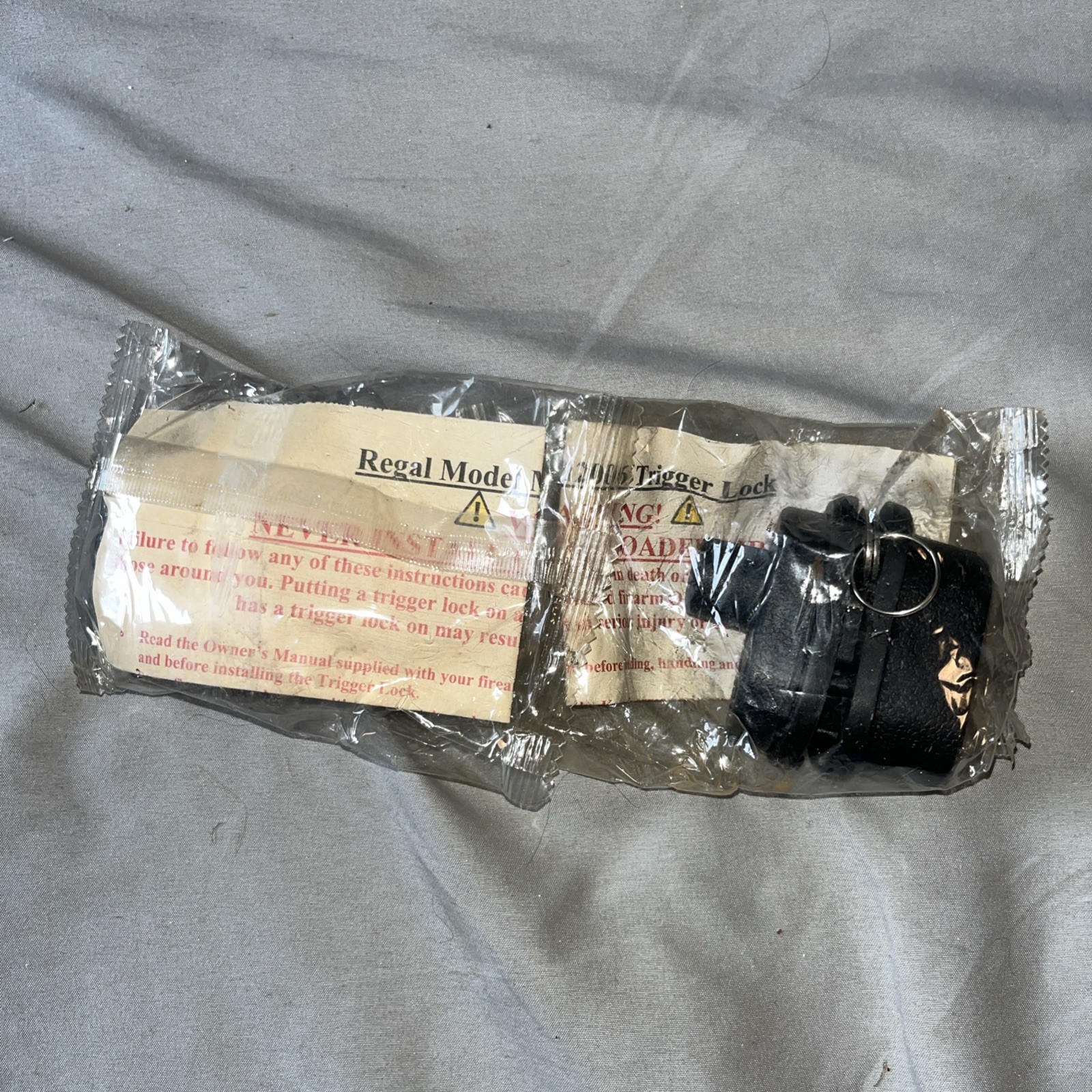 Regal Model M2006 Trigger Locks LOT OF 2 NOS Vintage Gun Trigger Locks