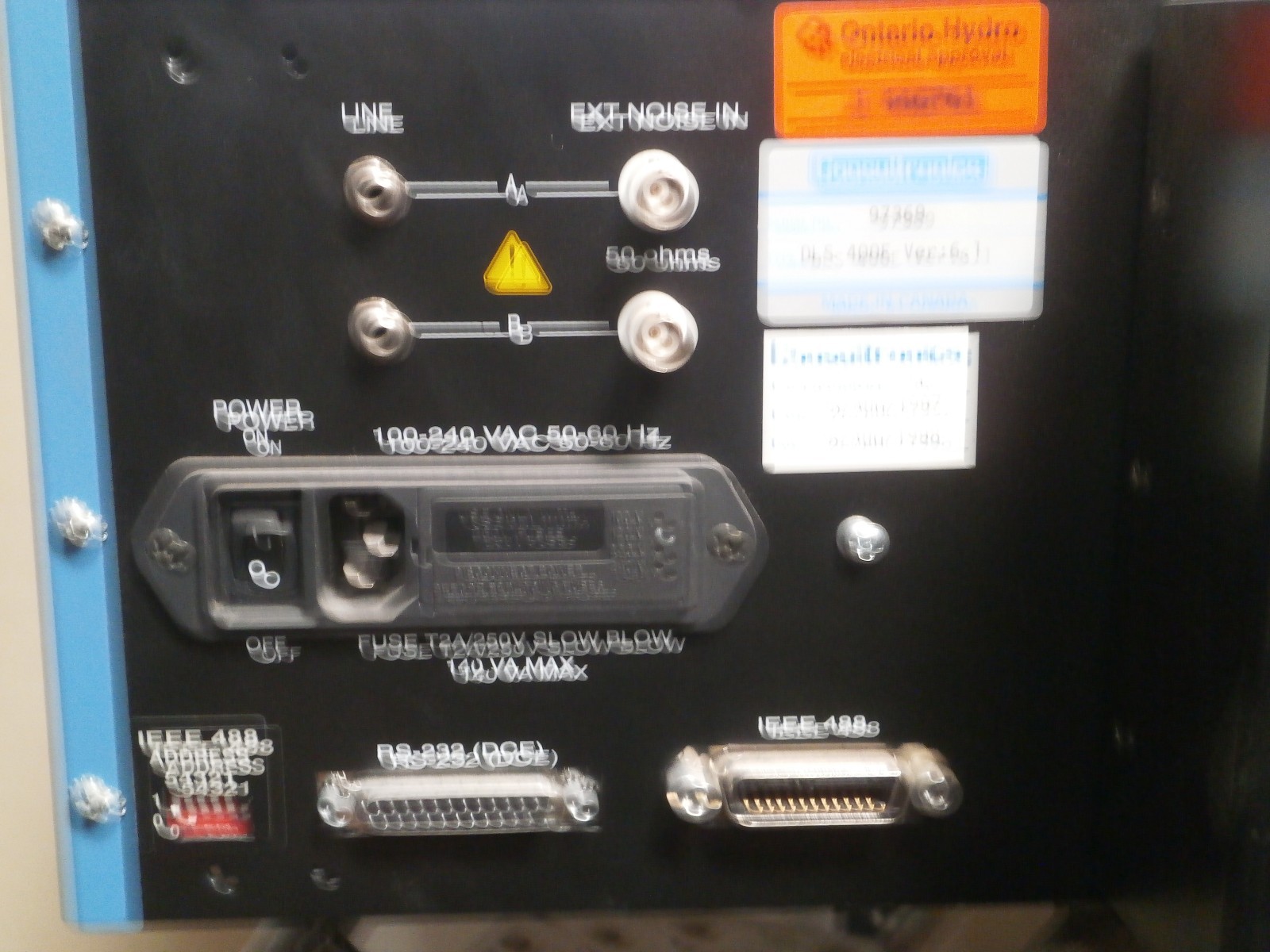 TEKELEC CHAMELEON II, ANALYZER MODULE OUTPUT 703-24