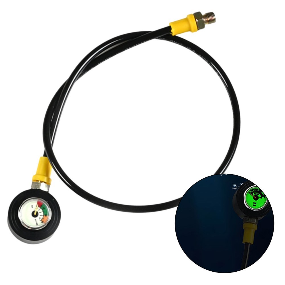 High Performance Scuba Diving Pressure Gauge Luminous for DIAL M10*1 Thread