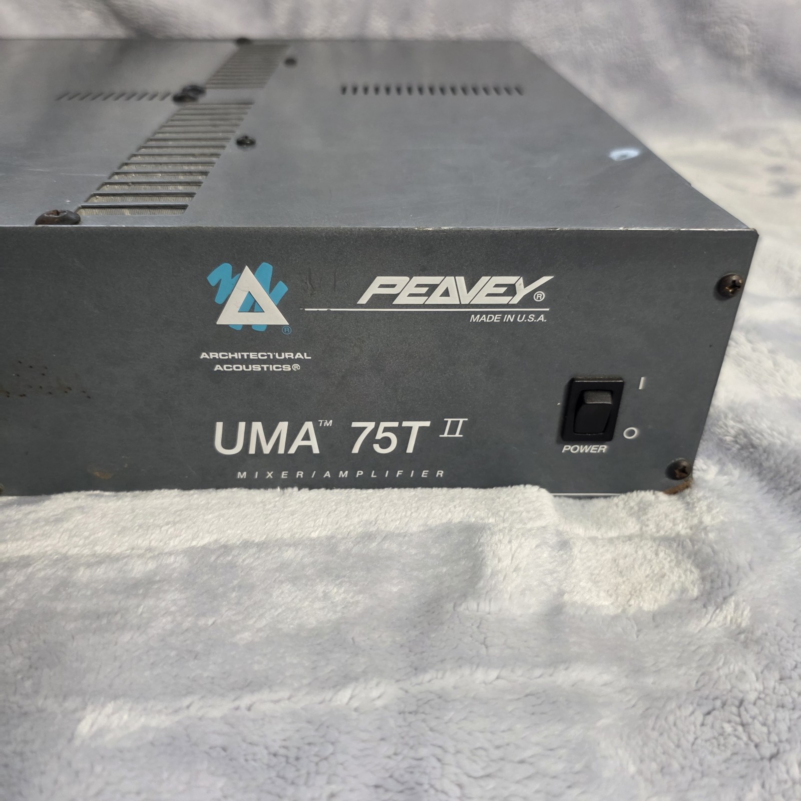 Peavey Architectural Acoustics UMA 75T II PA Mixer Amplifier Untested