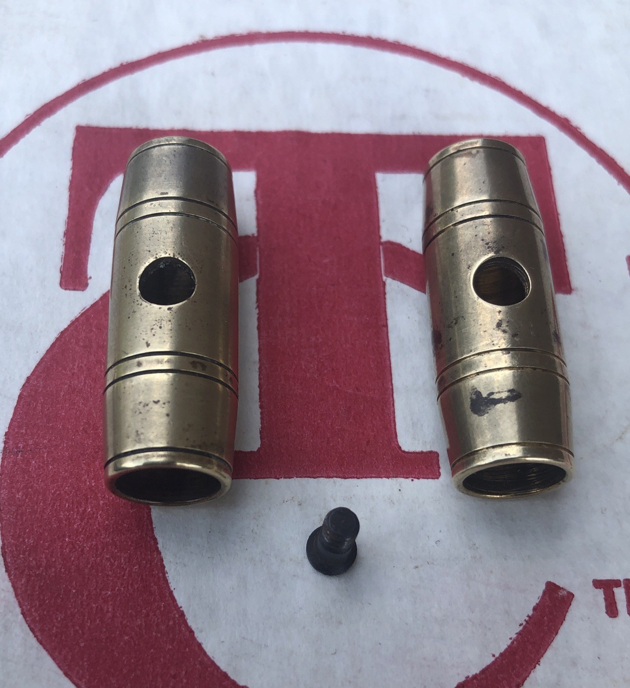 T/C Thompson Center .50 Caliber Muzzleloading Rifle Thimble Set With Screws