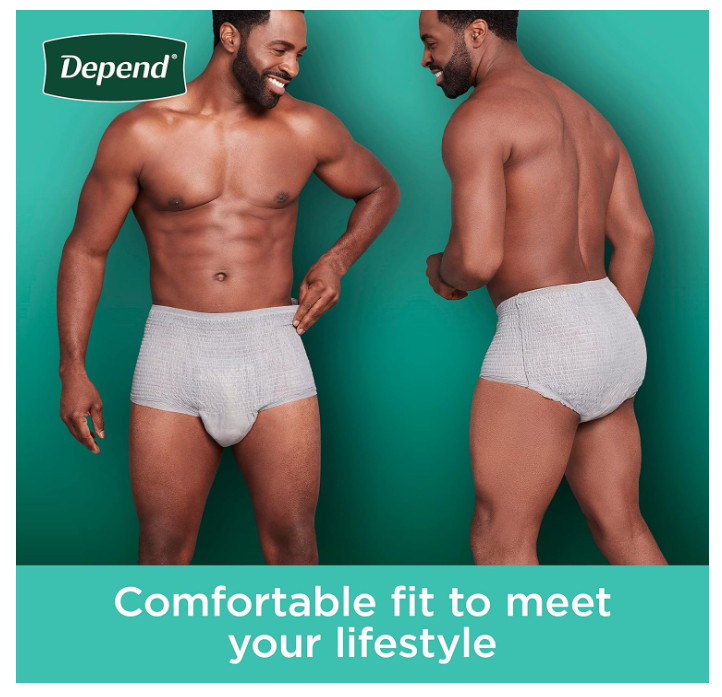Depend Fresh Protection Adult Incontinence Underwear for Men XXL, 44ct