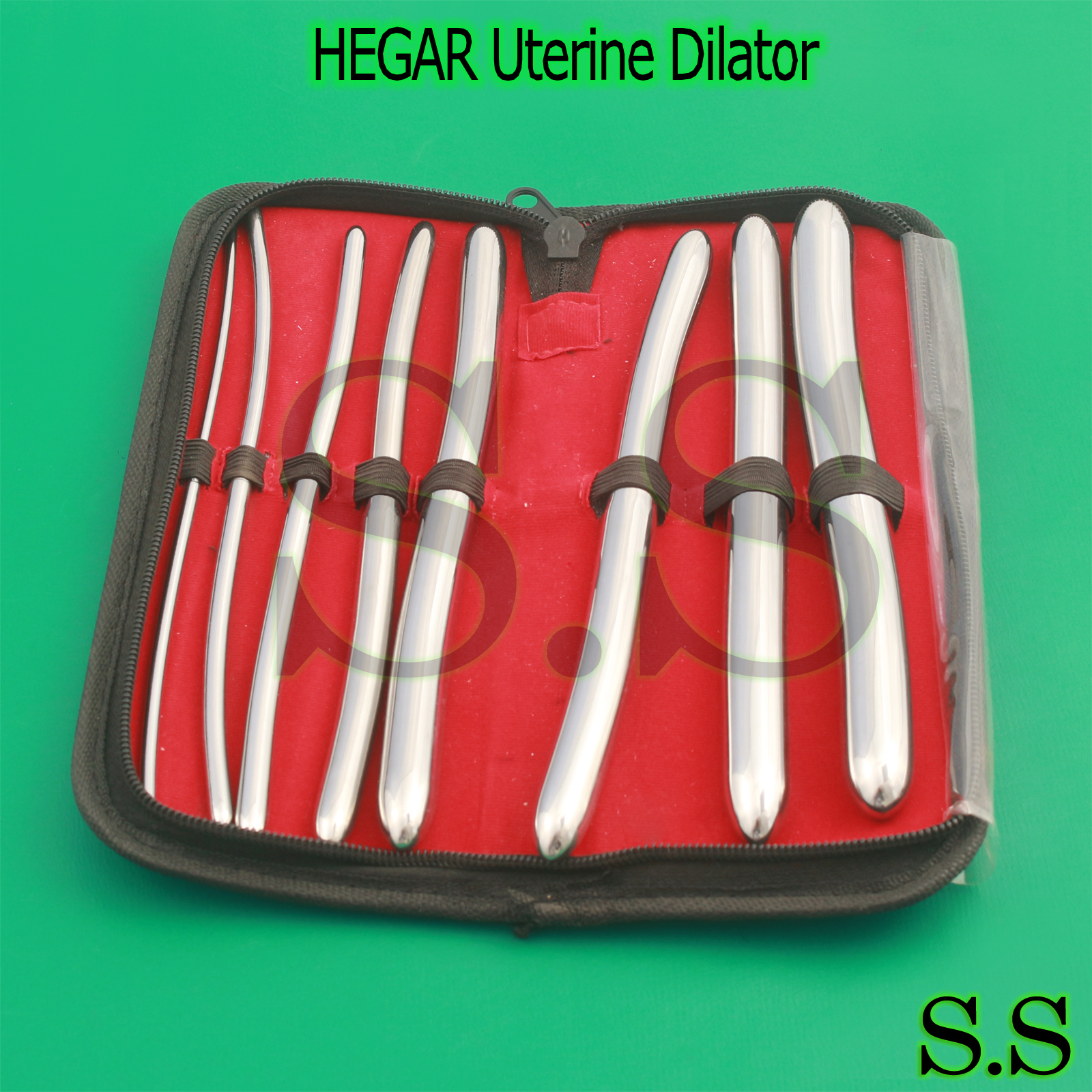 Hegar Dilator Sounds Surgical Gyne Instruments 8 Pcs Set