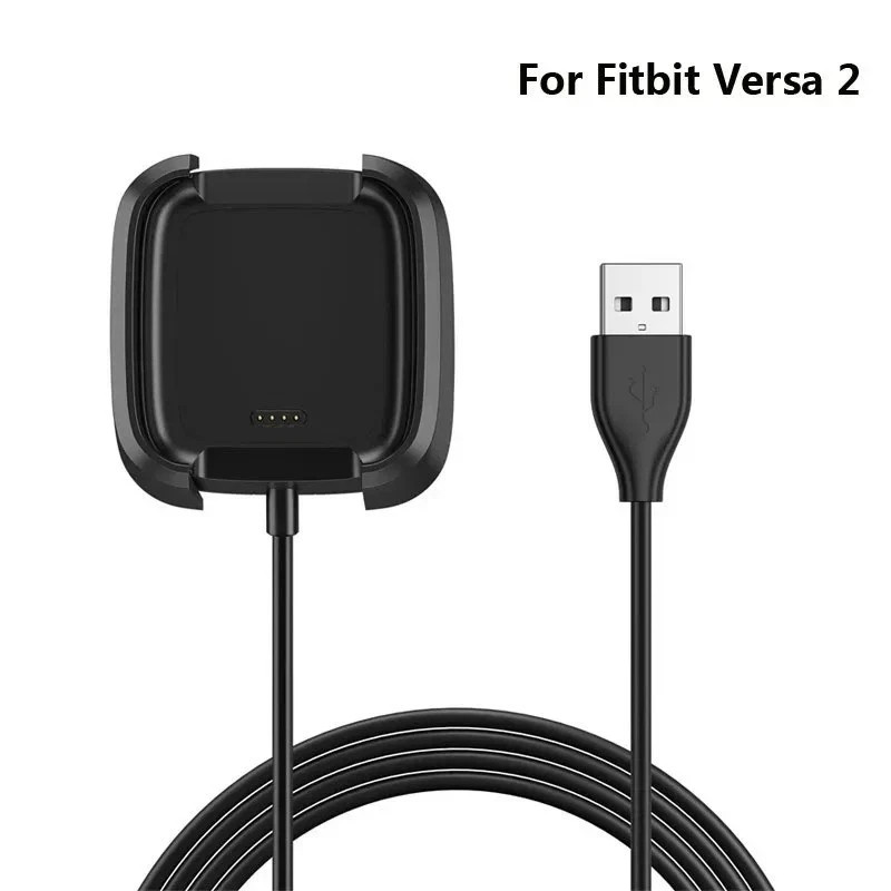 For-Fitbit Versa 2 USB Charger Charging Power Dock Cradle Smart Watch-USA