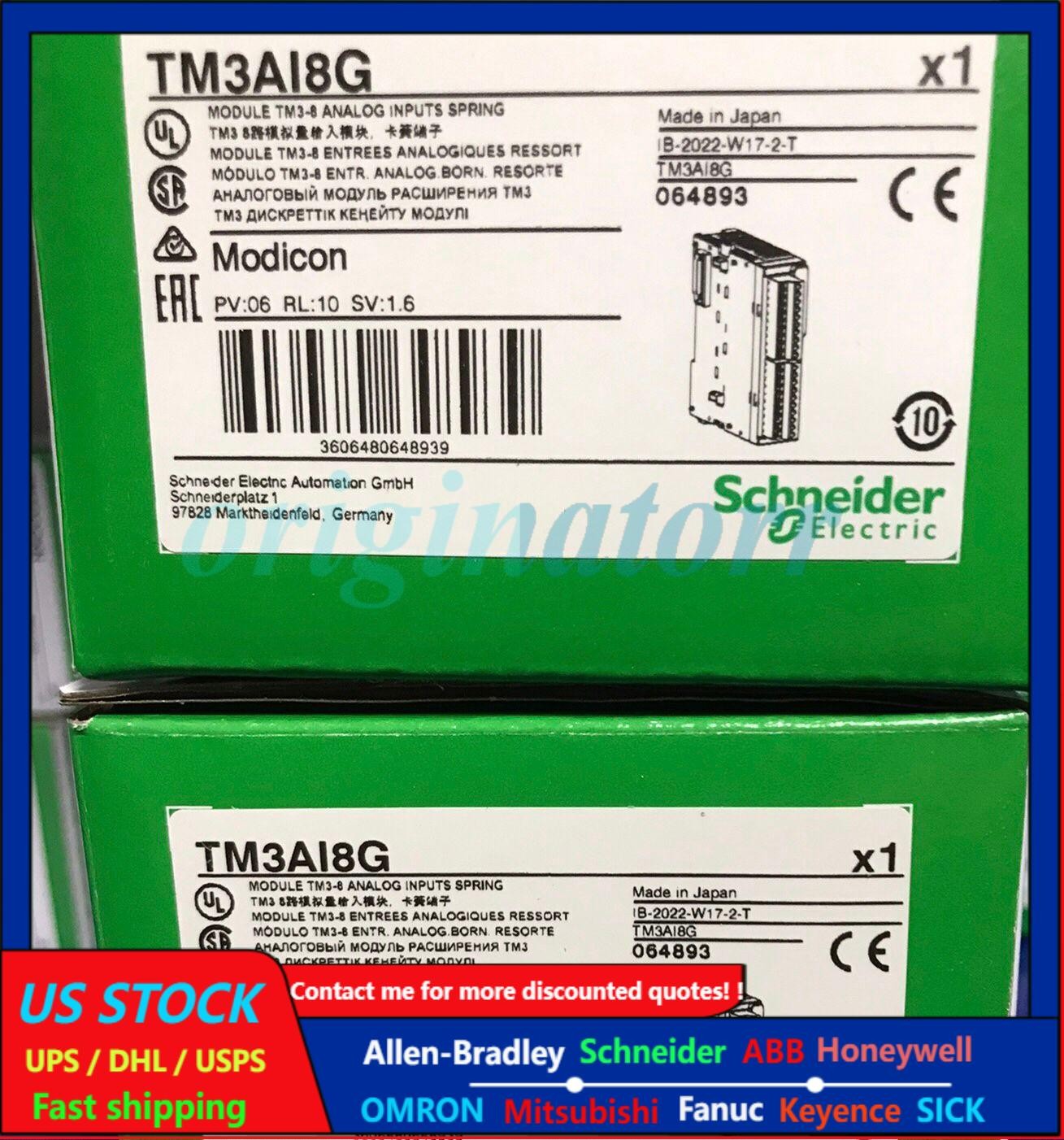TM3AI8G Analog Input Module TM3AI8G  US Free TAX