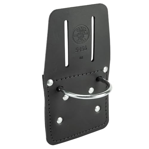 Klein Tools 5456 Leather Hammer Holder with Slotted Connection and Metal Ring
