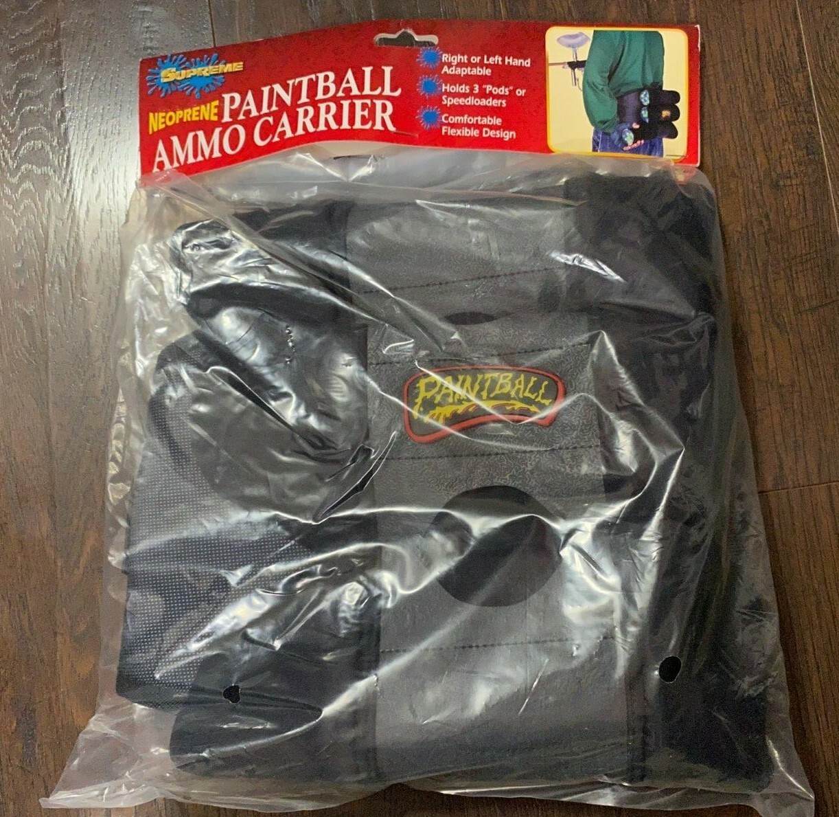 Supreme Neoprene Paintball Ammo Carrier NEW For Paint Ball Battle Holds 3 Pods